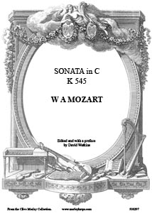Sonata in C K 545 - W A Mozart