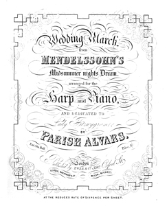 Wedding March (Mendelssohn) Duet - Parish Alvars