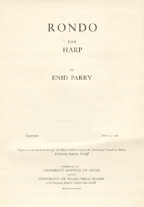 Rondo for Harp - Enid Parry