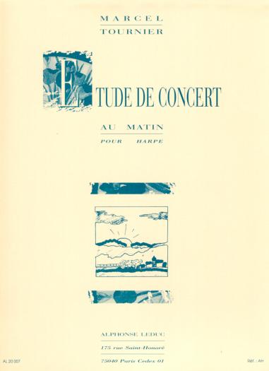 Étude De Concert Au Matin - Marcel Tournier