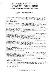 From the land of the Long White Cloud - Vol 1 - Anna Dunwoodie