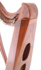 Dusty Strings FH 34 Lever Harp in Bubinga