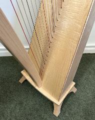 Dusty Strings FH 34 Lever Harp: Maple with Camac levers