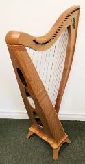 Dusty Strings FH 34 Lever Harp in Cherry