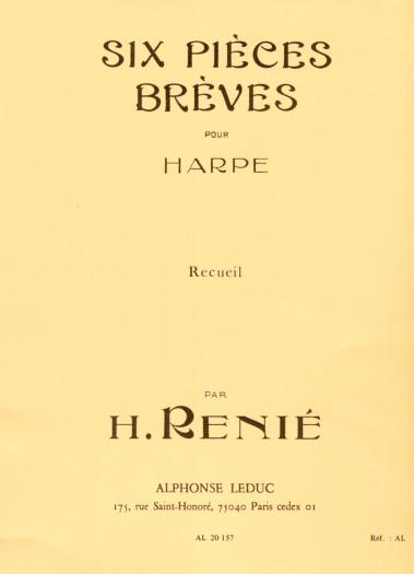 Six Pièces Brèves - Recueil - Henriette Renié