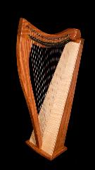 Dusty Strings FH 26 Lever Harp in Bubinga