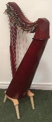 Salvi Juno 27 Lever Harp in Mahogany Ex Rental - in Stock