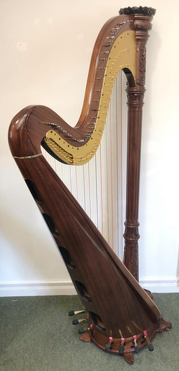 Musa 47 Pedal Harp in Walnut Second Hand 2006