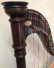 L&H Prelude 40 Lever Harp LH63713 : Mahogany