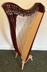 Salvi Juno 27 Lever Harp Mahogany (L44409) - Ex Rental 2023