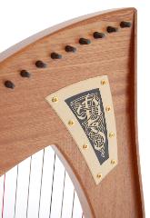 Dusty Strings FH 34 Lever Harp in Sapele