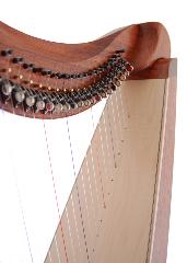 Dusty Strings FH 36 S Lever Harp in Sapele Camac Levers
