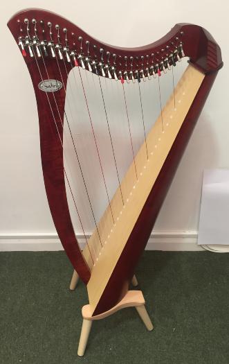 Salvi Juno 27 Lever Harp Mahogany L48115