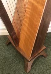 Dusty Strings FH 34 Lever Harp: Walnut- in Stock
