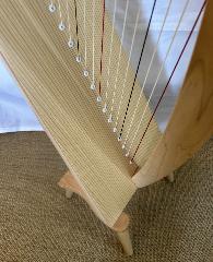 Salvi Juno 27 Lever Harp: Natural L49097 - Ex Rental 2024