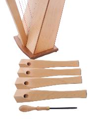 Dusty Strings FH 26 Lever Harp in Maple