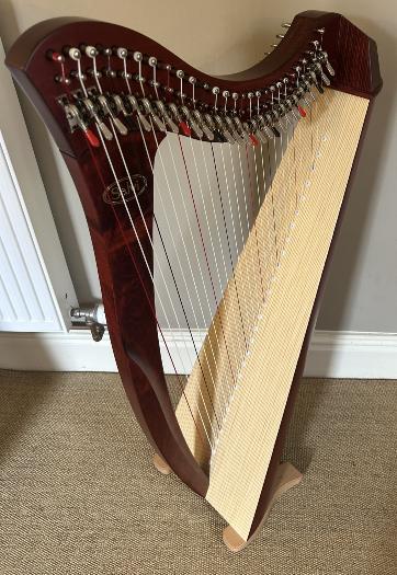 Salvi Juno 27 Lever Harp Mahogany L49465 - Ex Rental 2024