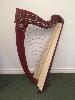 Salvi Una 38 Lever Harp (44055): Mahogany - in Stock