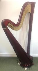 Salvi Daphne 47 EX Pedal Harp: Mahogany - in Stock -  P22474