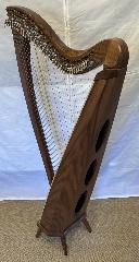 Dusty Strings FH 34 S Lever Harp: Walnut with Camac levers 