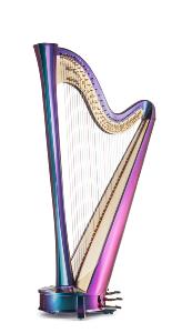 Salvi Rainbow 40 Electro Acoustic Pedal Harp