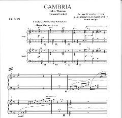 Cambria Duet 2 Lever Harps - John Thomas - Arr by Meinir Heulyn