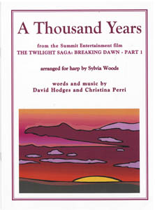 A Thousand Years - Arranged for Harp by Sylvia Woods