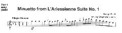 Minuetto - L'Arlessiene Suite 1 - Bizet - Arr. Stephanie Curcio 