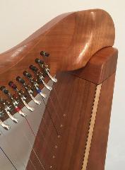 Dusty Strings FH 34 Lever Harp in Cherry