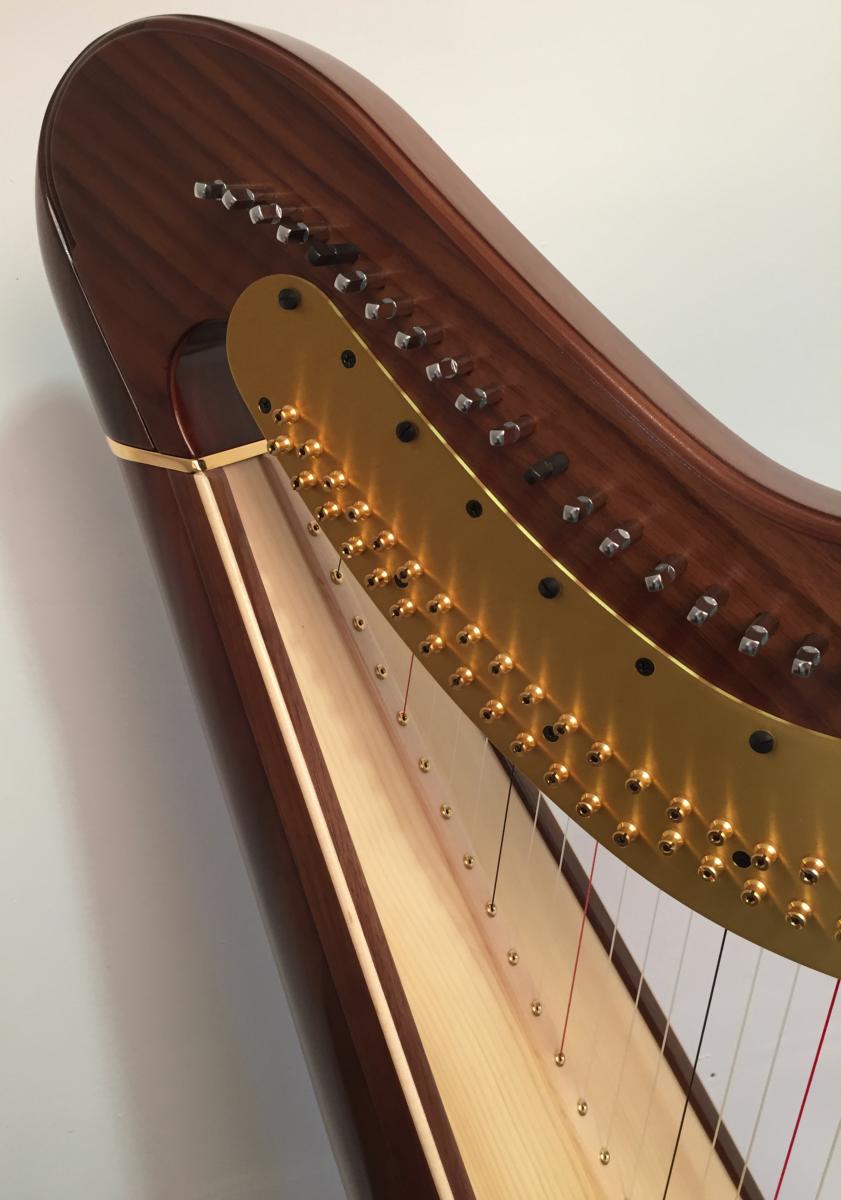 Orpheus 46 Pedal Harp in Walnut in Stock