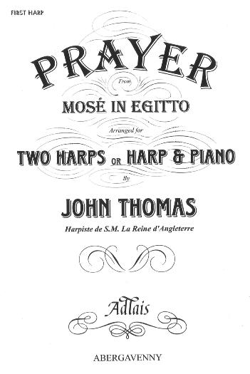 Prayer from Mose In Egitto - 2 Harps by John Thomas