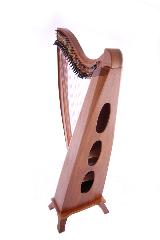 Dusty Strings FH 34 Lever Harp in Walnut