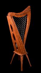 Dusty Strings FH 26 Lever Harp in Bubinga