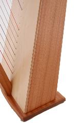 Dusty Strings FH 34 Lever Harp in Sapele