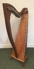 Dusty Strings FH 34 Lever Harp in Walnut