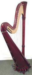 Salvi Diana 47 Pedal Harp: Mahogany - in Stock
