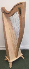 Dusty Strings FH 34 Lever Harp: Maple - in Stock