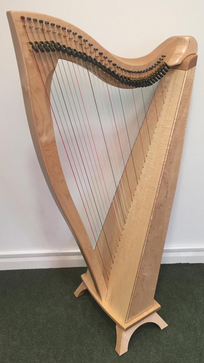 Dusty Strings FH 34 Lever Harp Maple in Stock