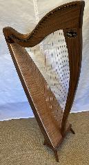 Dusty Strings FH 34 S Lever Harp: Walnut with Camac levers 
