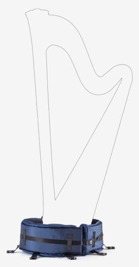 Base Cover for Salvi Semi-Grand Pedal Harps