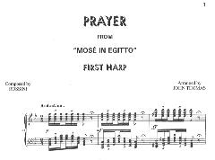 Prayer from Mose In Egitto - 2 Harps by John Thomas