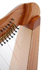 Dusty Strings FH 34 Lever Harp in Sapele