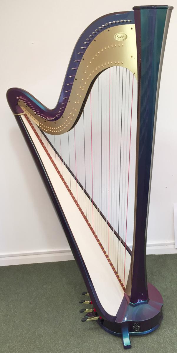 Rainbow 47 CG Electro Acoustic Pedal Harp P 20651