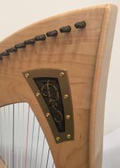 Dusty Strings FH 34 Lever Harp: Maple - in Stock