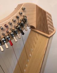Salvi Juno 27 Lever Harp: Natural Lxx