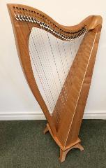 Dusty Strings FH 34 Lever Harp in Cherry