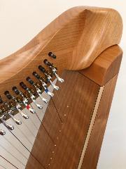 Dusty Strings FH 34 Lever Harp in Cherry