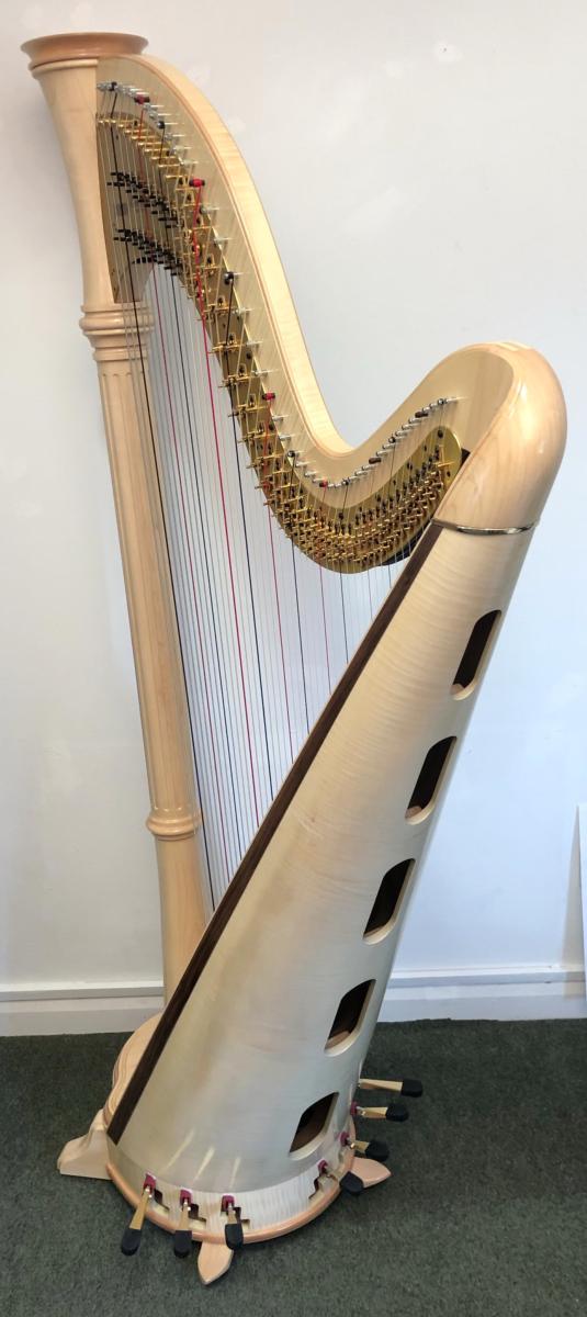 Orpheus 46 Pedal Harp in Maple in Stock