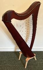 Salvi Juno 27 Lever Harp Mahogany (L44409) - Ex Rental 2023