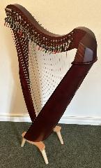 Salvi Juno 27 Lever Harp Mahogany (L44409) - Ex Rental 2023